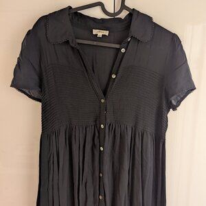 Wilfred Black button up dress